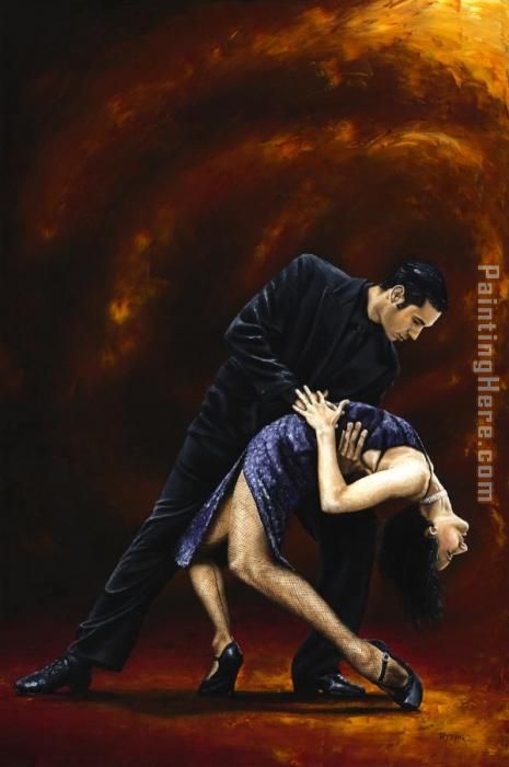 Flamenco Dancer Lost in Tango